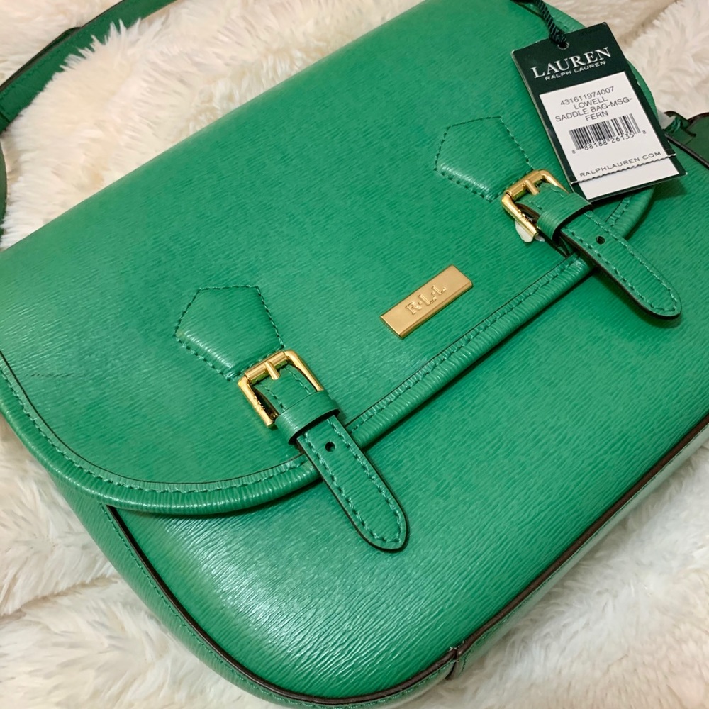 Ralph Lauren Low Saddle Bag | Msg - Fern